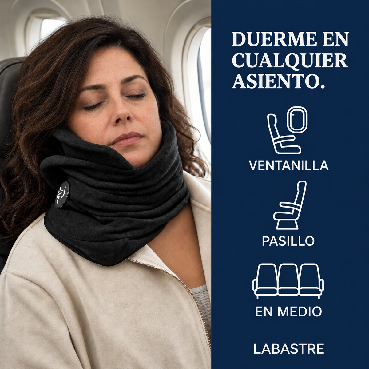 Almohada de viaje Solvira